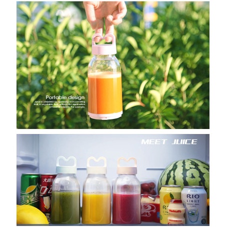 Máy Xay Sinh Tố Đa Năng Cầm Tay Meet Juice - Xay cực nhanh 9s, cao cấp, an toàn