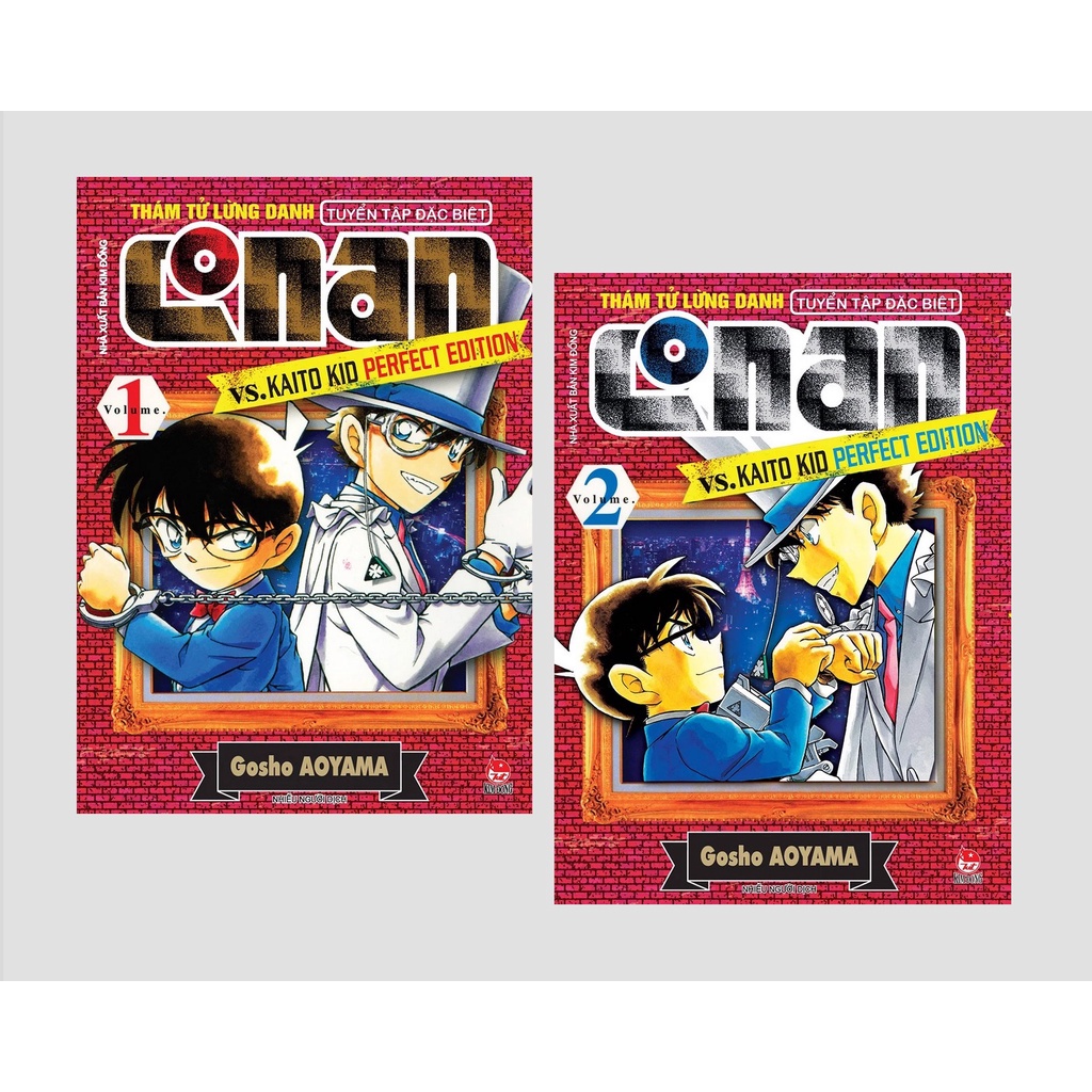 Trọn Bộ - Sách - Thám tử lừng danh Conan - vs Kaito Kid perfect edtion - Tập 1 - Tập 2
