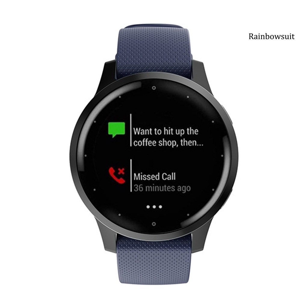 Dây Đeo Silicon Mềm Thay Thế Cho Đồng Hồ Garmin Venu SQ/Venu/Vivo Active 3 4/Forerunner 245 20mm/22mm