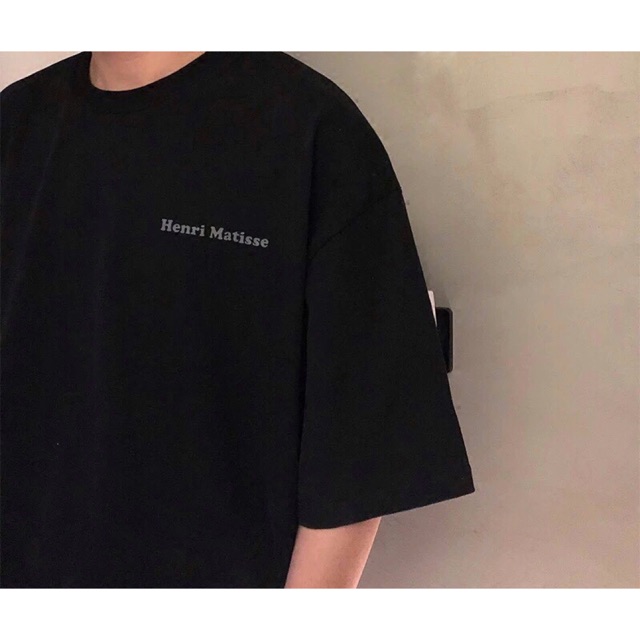 Áo phông, áo thun tay lỡ form rộng Unisex HENRI Matisse ( Ảnh thật )