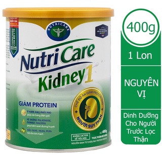 Sữa bột Nutricare Kidney 1 - dinh dưỡng cho người suy thận, tiền chạy thận nhân tạo