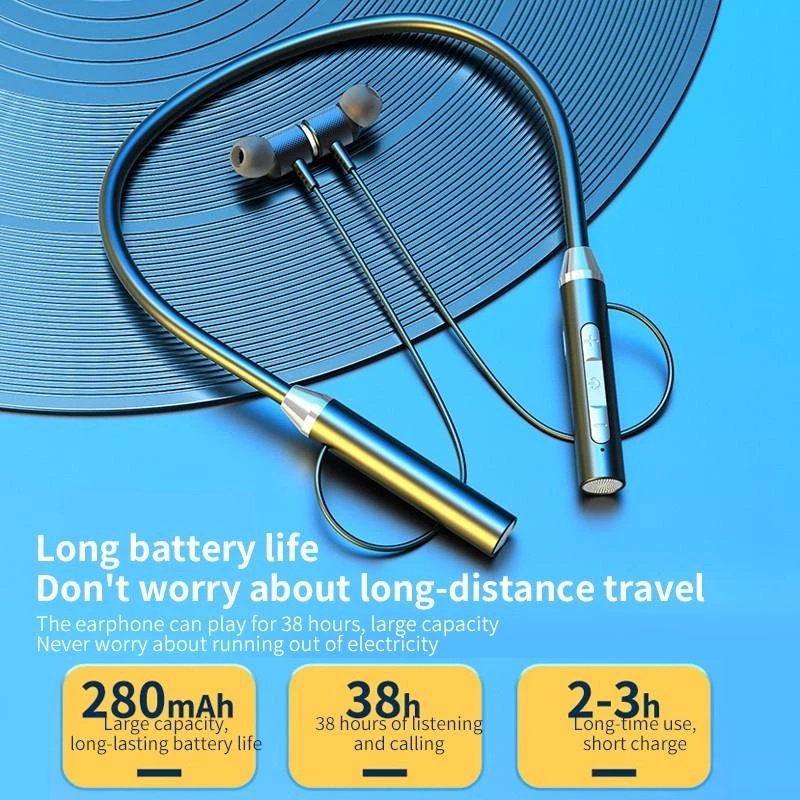 Tai nghe thể thao nhét tai TZUZL BT63 bluetooth 5.0 thời trang mới 2022