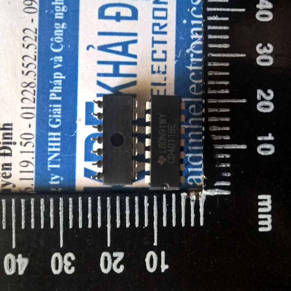 10 con CD4011 DIP-14 IC 4 cổng logic NAND (giá 10 con) KDE1386