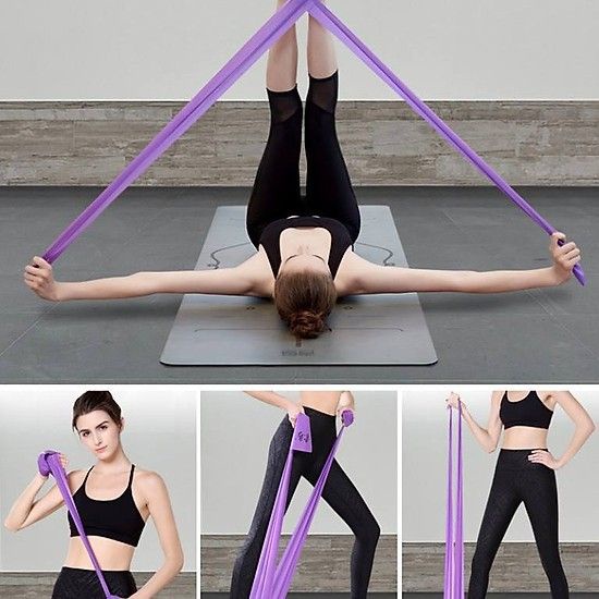 Dây Thun Tập Gym, Yoga Cao Su Đàn Hồi Kháng Lực Chuyên Nghiệp ANFIT Dài 1,5 Mét