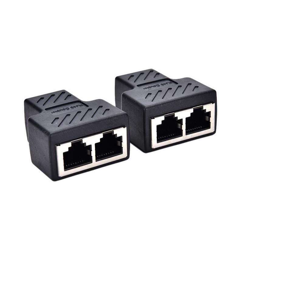 Đầu Nối Chia Mạng LAN RJ45 Từ 1 Ra 2 Cổng