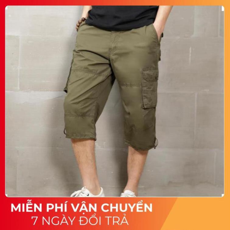 Quần Short Nam Nhiều Túi Phong Cách Thể Thao Năng Động