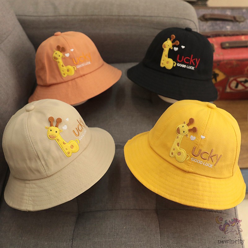 Nón tai bèo in hình hươu cao cổ đáng yêu cho bé