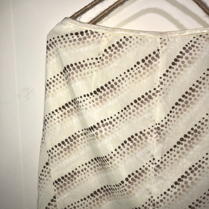 Summer fairy aesthetic set - Set áo lưới lấp lánh và chân váy voan hoạ tiết vintage 2hand