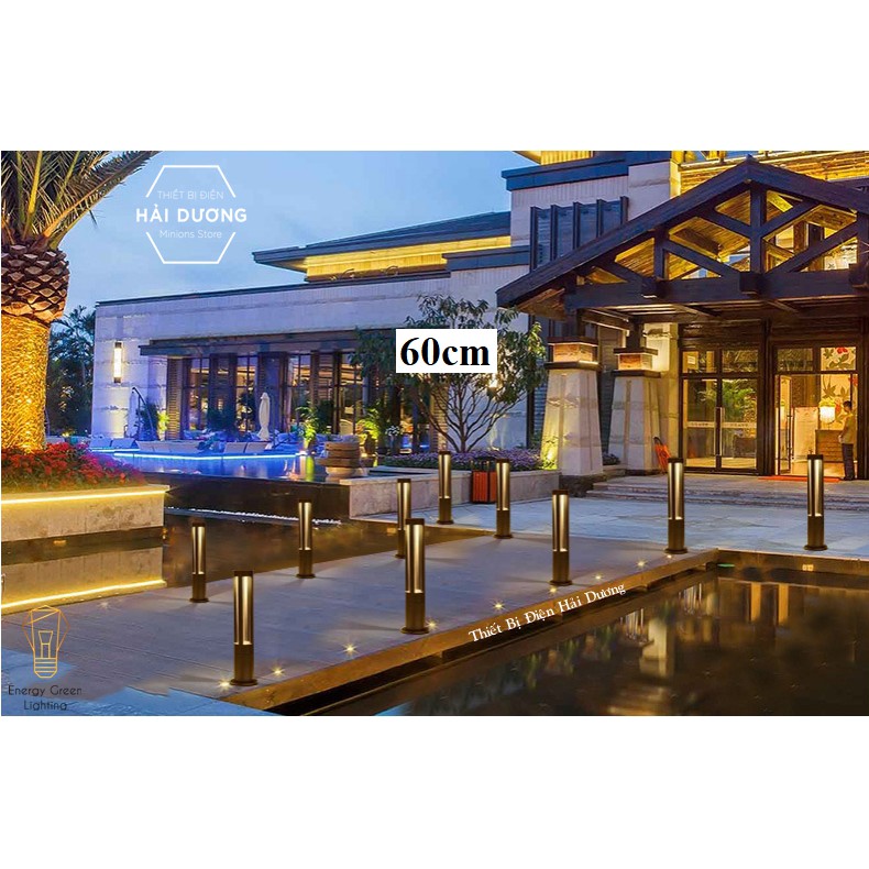 Đèn Sân Vườn Trụ Cột Chiếu Sáng Lối Đi DSV-816 60cm - Led Siêu Sáng - Ánh Sáng Vàng
