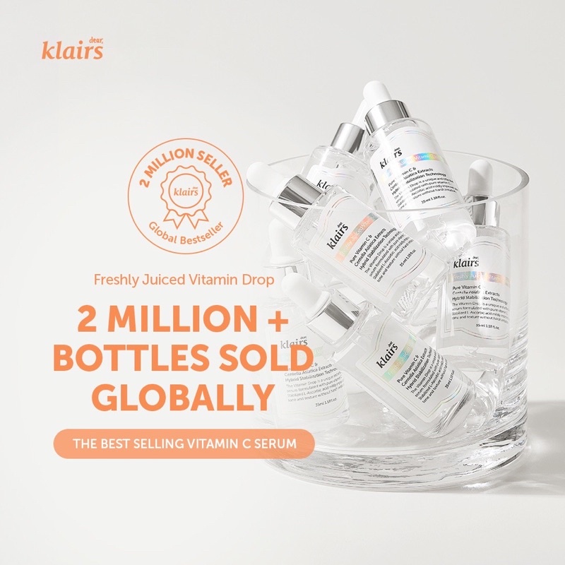 Tinh chất Serum dưỡng sáng và trẻ hóa da Dear Klairs Freshly Juiced Vitamin Drop 35ml