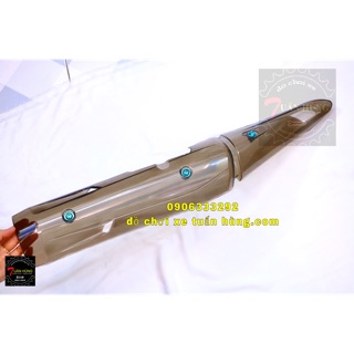 Ốp pô exciter 150/ex150 + ốc titan - che pô ex150 trong suốt - đồ chơi xe ex150