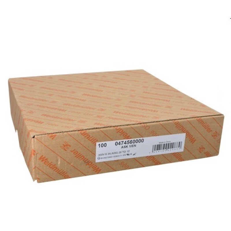 10 cái Cầu đấu dùng để gắn chì Weidmuller ASK1/EN 0474560000