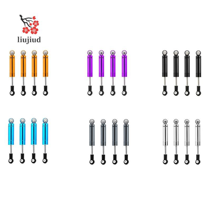 Set 4 Phuộc Giảm Xóc Màu Vàng Cho Xe Đồ Chơi Wltoys 144001 124019 124018 Rc