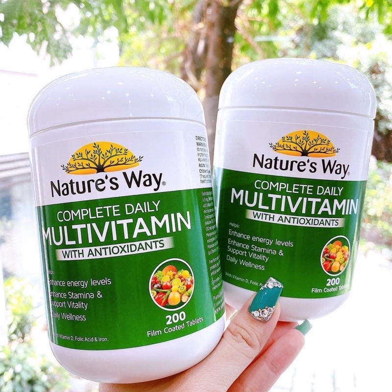 Vitamin Tổng Hợp Và Tảo Biển Nature’s Way 200 Viên