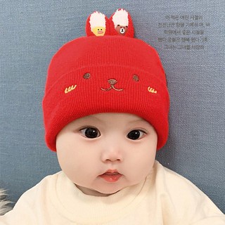 Mũ len cho bé, mũ len gấu ngộ nghĩnh đáng yêu 3- 24 tháng - BOBBI VN
