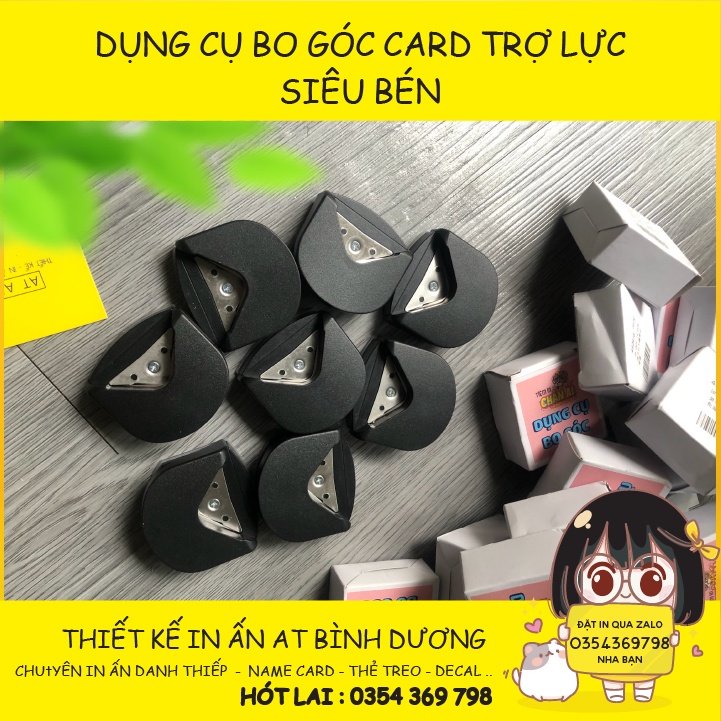 Dụng cụ bo góc card Mini tiện lợi,  trợ lực bo góc nhẹ nhàng