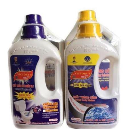 Chất thông tắc bồn cầu siêu tốc 700ml-- chai thông bồn cầu cống đa năng - dung dịch tẩy rửa - dung dịch vệ sinh