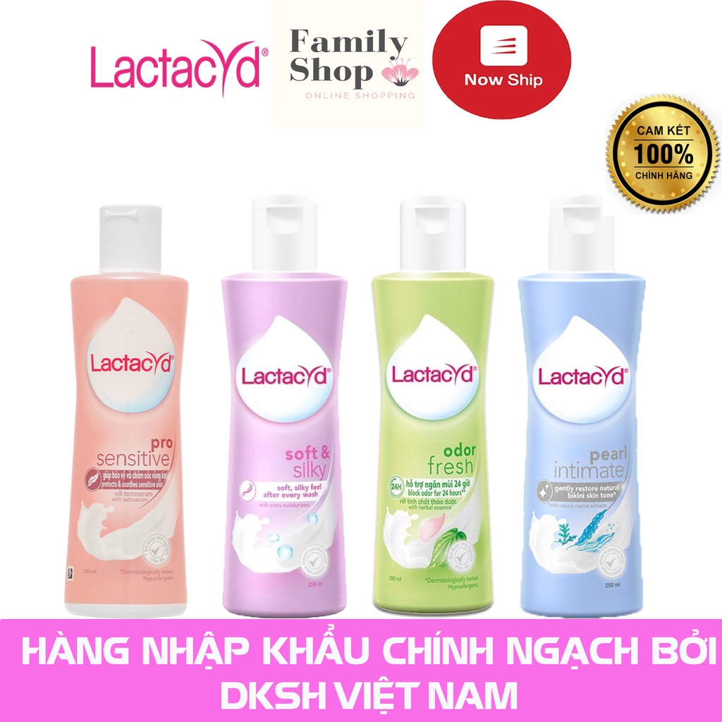 [Hàng Chính Hãng] Lactacyd Dung Dịch Vệ Sinh Phụ Nữ, Sữa Tắm Trẻ Em Các Loại 250ml/150ml