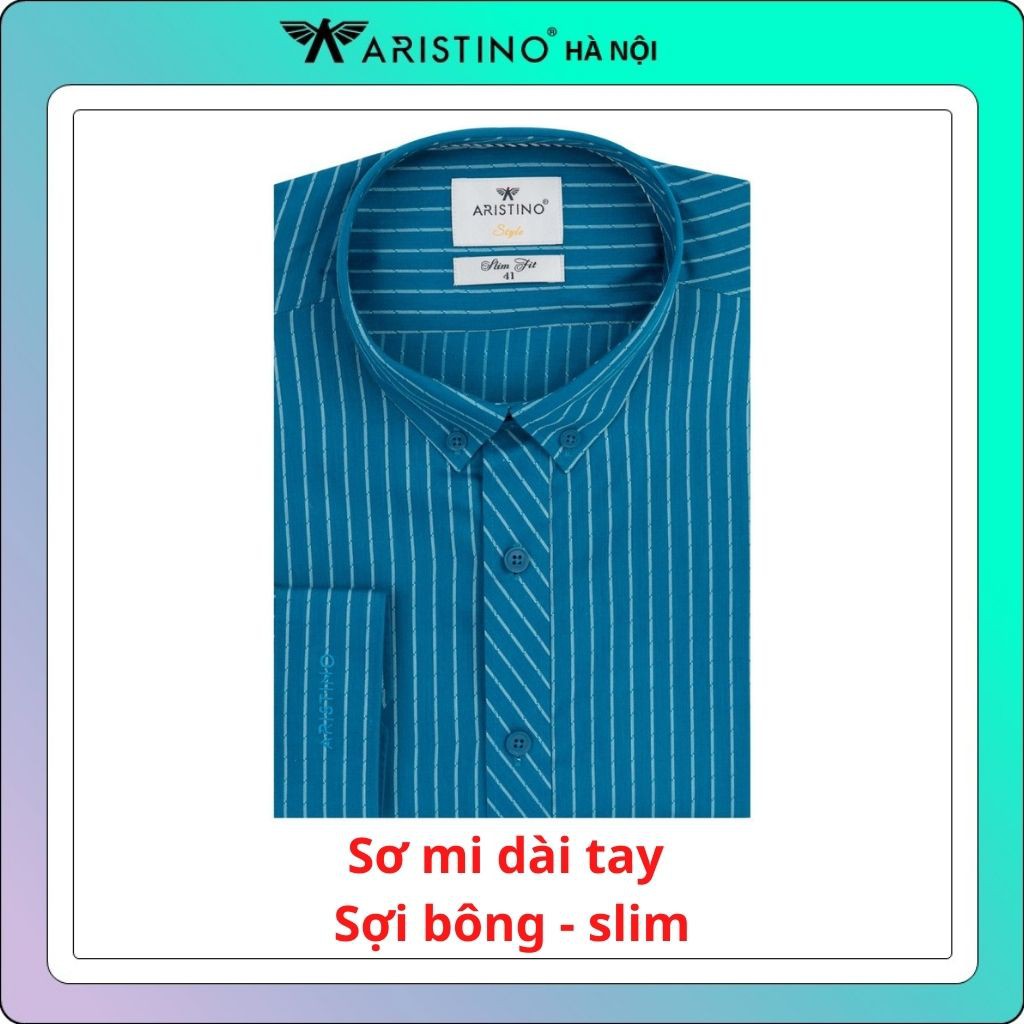 (Xả kho) Áo sơ mi nam dài tay ARISTINO Als116S7-42-43- TAG 650K