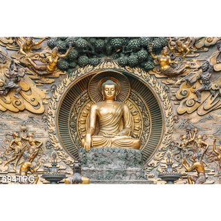 TRANH DÁN TƯỜNG 3D PHẬT