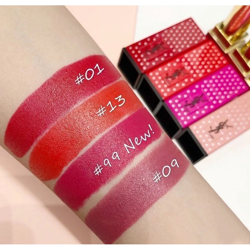 [CÓ SẴN] Son YSL - Bản limited vỏ chấm bi #01 #13 💄 | BigBuy360 - bigbuy360.vn