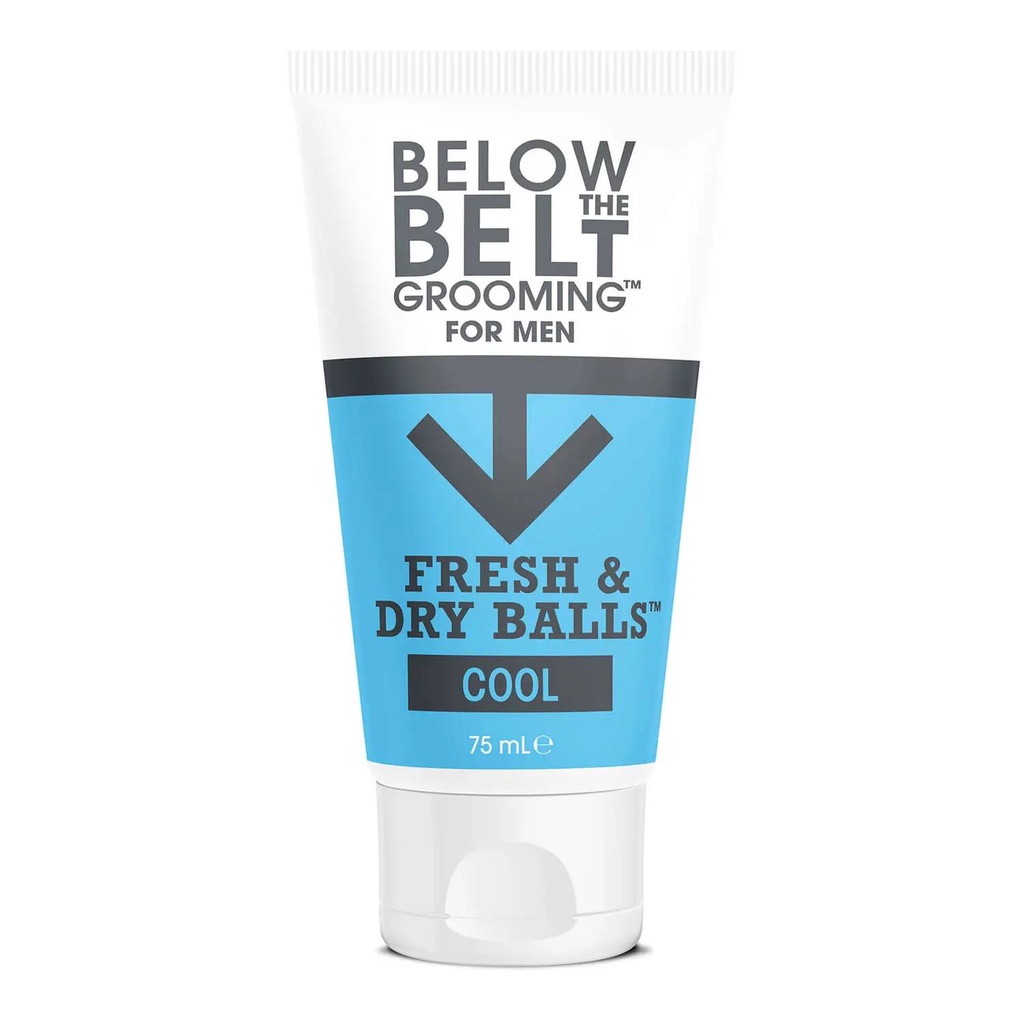 Bộ đôi dung dịch vệ sinh khô và kem dưỡng phụ khoa nam Below The Belt Grooming Cool Ballers Gift Set