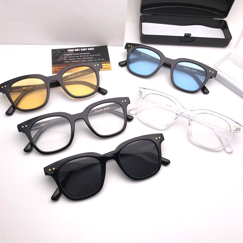 Kính Chữ V Gọng Vuông Mắt Kính Màu Thời Trang