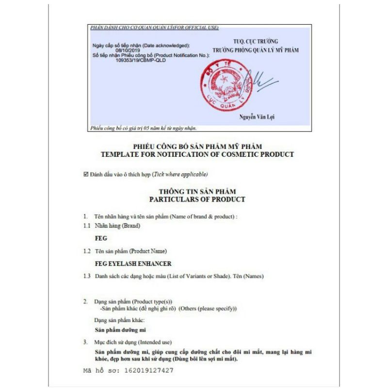 [GIÁ SỈ PHÁT HIỆN FAKE ĐỀN 10TRIỆU]Combo dưỡng mi,dưỡng mày FEG hiệu quả sau 7 ngày sd | BigBuy360 - bigbuy360.vn