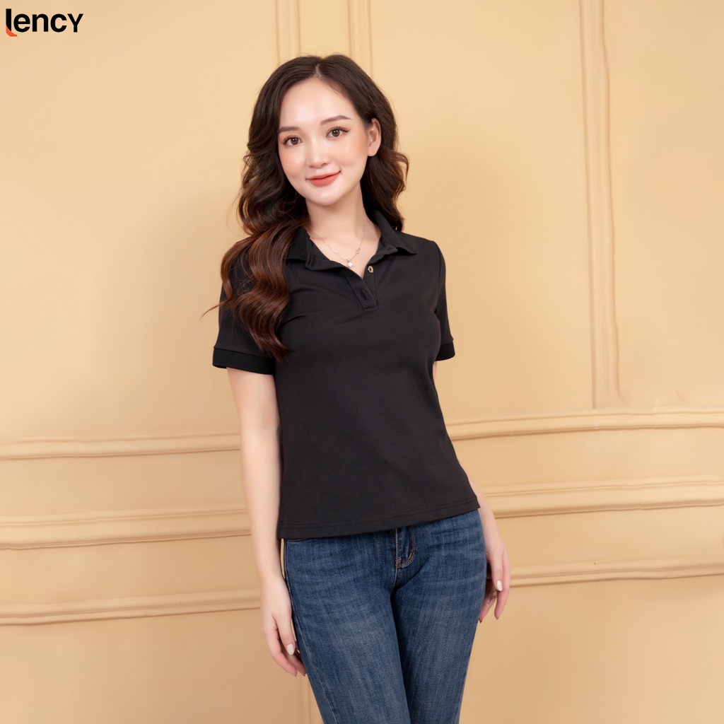 [Mã ICB0511 giảm 25% đơn 50K] Áo thun polo nữ LENCY áo có cổ bẻ chất cotton mát mịn, đủ size AO0866 | BigBuy360 - bigbuy360.vn
