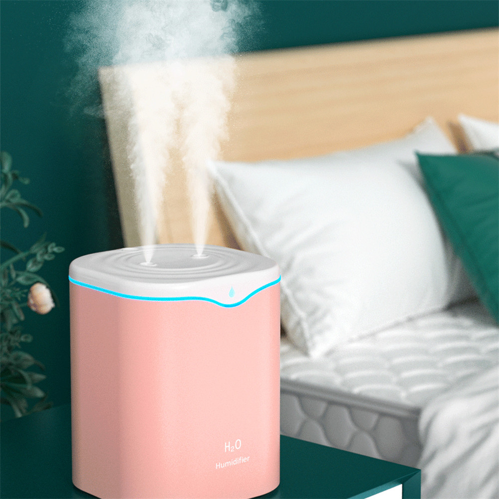 Máy Phun Sương Tạo Độ Ẩm Không Khí Dung Tích Lớn 2L Có Đèn Ngủ Tiện Dụng máy khuếch tán hương thơm