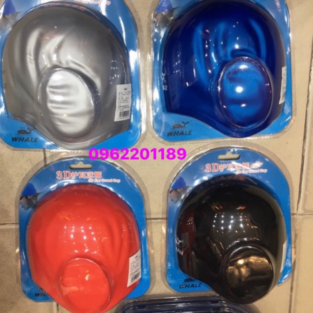 Mũ bơi Whale 3D cao cấp