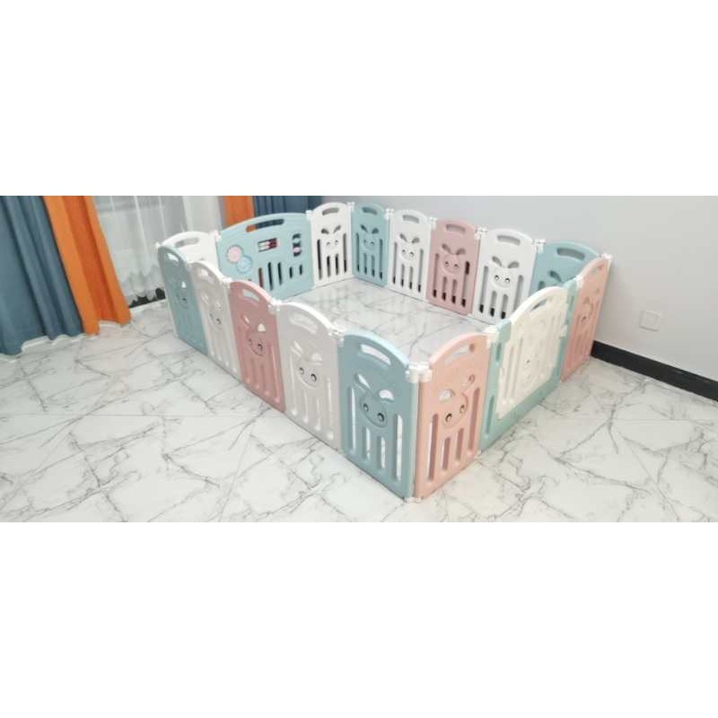 QUÂY CŨI NHỰA GẤP GỌN CHO BÉ MẪU CON THỎ TẶNG KÈM 100 BÓNG, 1 THẢM BẢO HÀNH 12 THÁNG