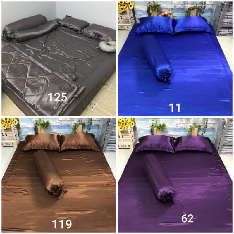 Drap phi bóng lẻ ko áo gối cho nệm chân cao 17cm đến 25cm