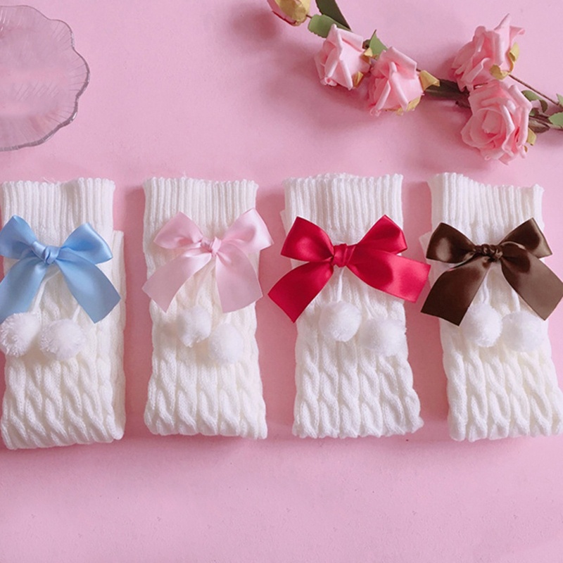 Đôi Vớ Dài Qua Gối Giữ Ấm Chân Bằng Lông Nhung Phong Cách Preppy Lolita Ngọt Ngào Cho Nữ