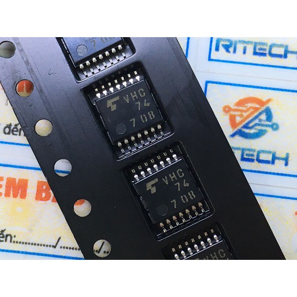 com bo 5 con TC74VHC74FT, VHC74 TSSOP14