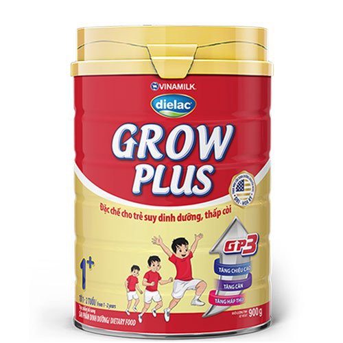 Sữa Bột Dielac Grow Plus Đỏ 1+ 900g Vinamilk