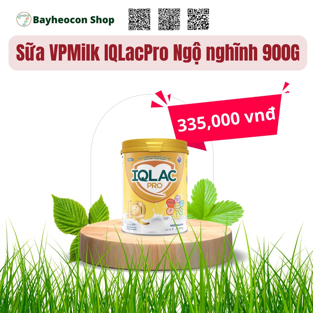Sữa IQLac Pro Ngộ Nghĩnh - Sữa Bột VPMilk Cho Trẻ 900g Nhập Khẩu New Zealand