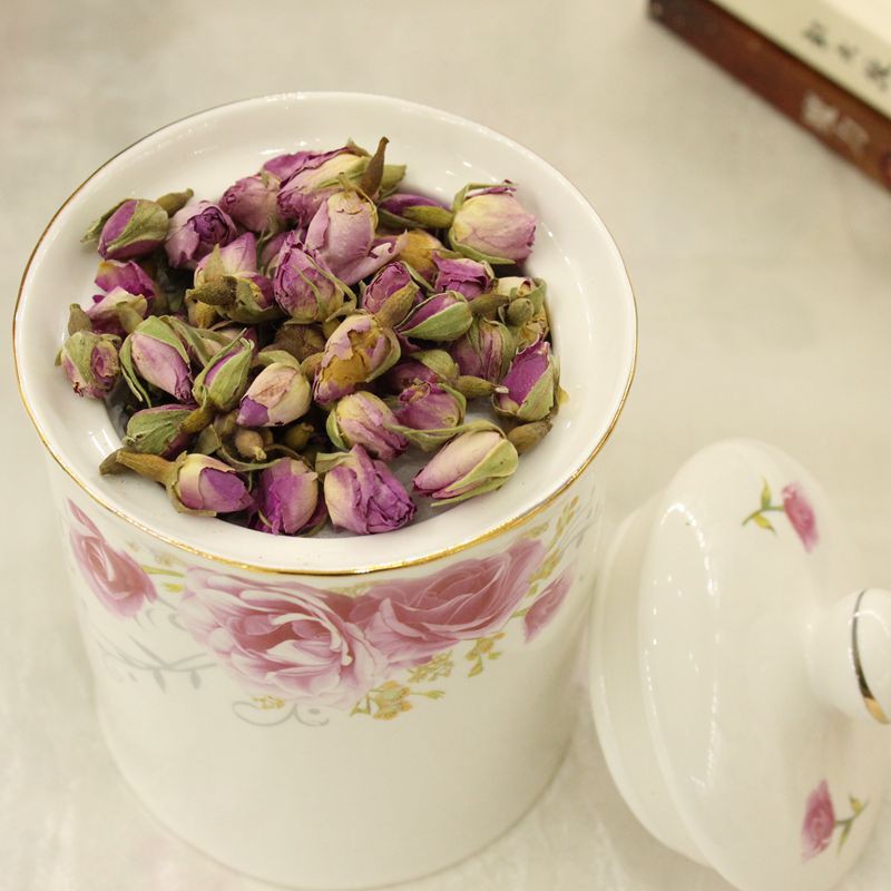 Trà hoa hồng Iran - nụ hoa hồng khô Iran túi 100g