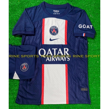 Bộ áo bóng đá PSG sân nhà hàng Thailand 2022 – 2023 chuẩn thi đấu 99%