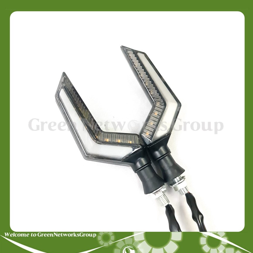 Đèn xi nhan led hiệu ứng dòng chảy gắn xe máy Greennetworks
