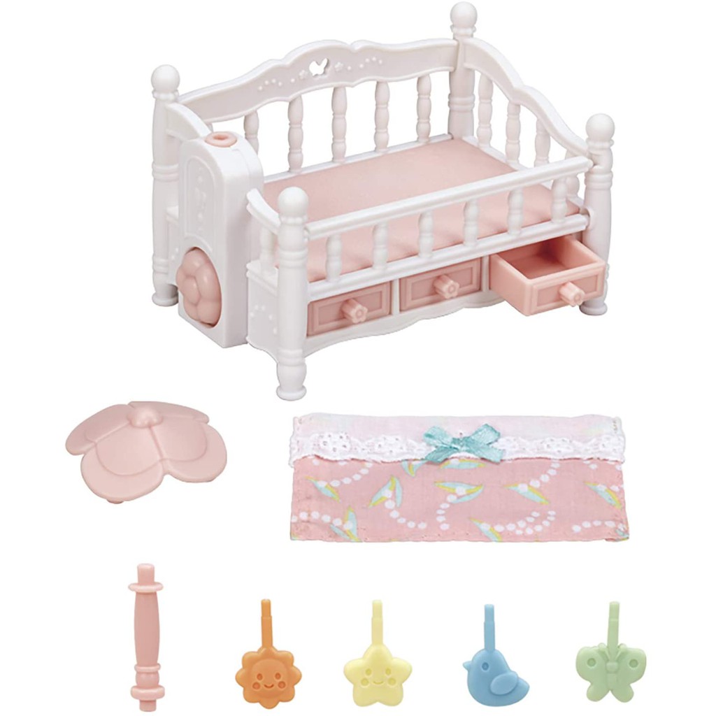 Sylvanian Families Bộ Nôi Em Bé Baby Crib Set