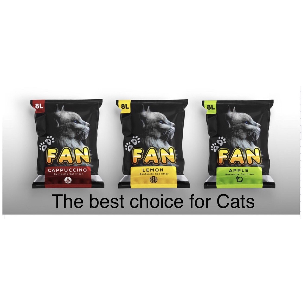Cát FANCAT 8L Cát FAN Cat HAPPY Cat SaniCat Cho Mèo Siêu Khử Mùi SUPERPETS VIỆT NAM