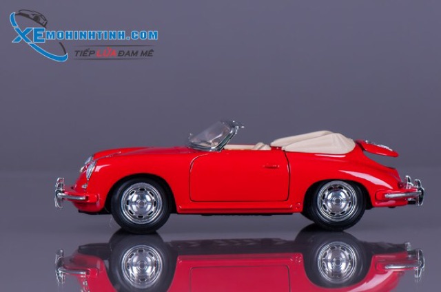 Xe Mô Hình Porsche 356B 1:24 Welly (Đỏ)