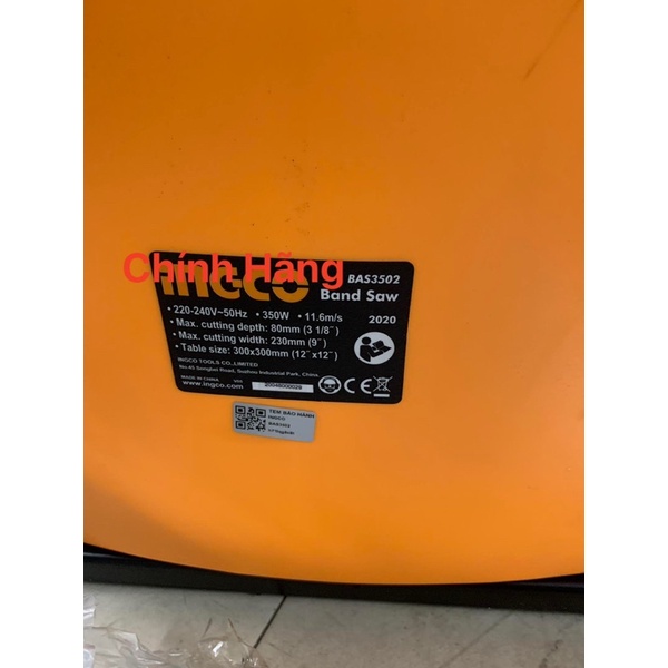 INGCO Máy cưa bàn 350W BAS3502