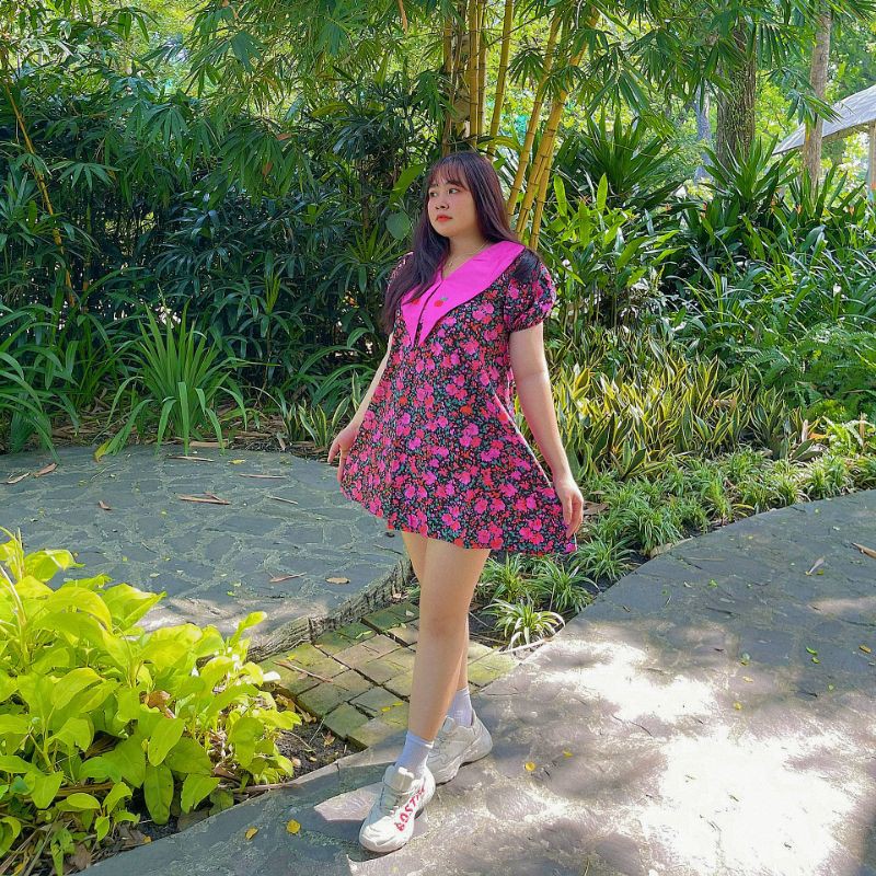 Đầm trái dâu thêu Bigsize