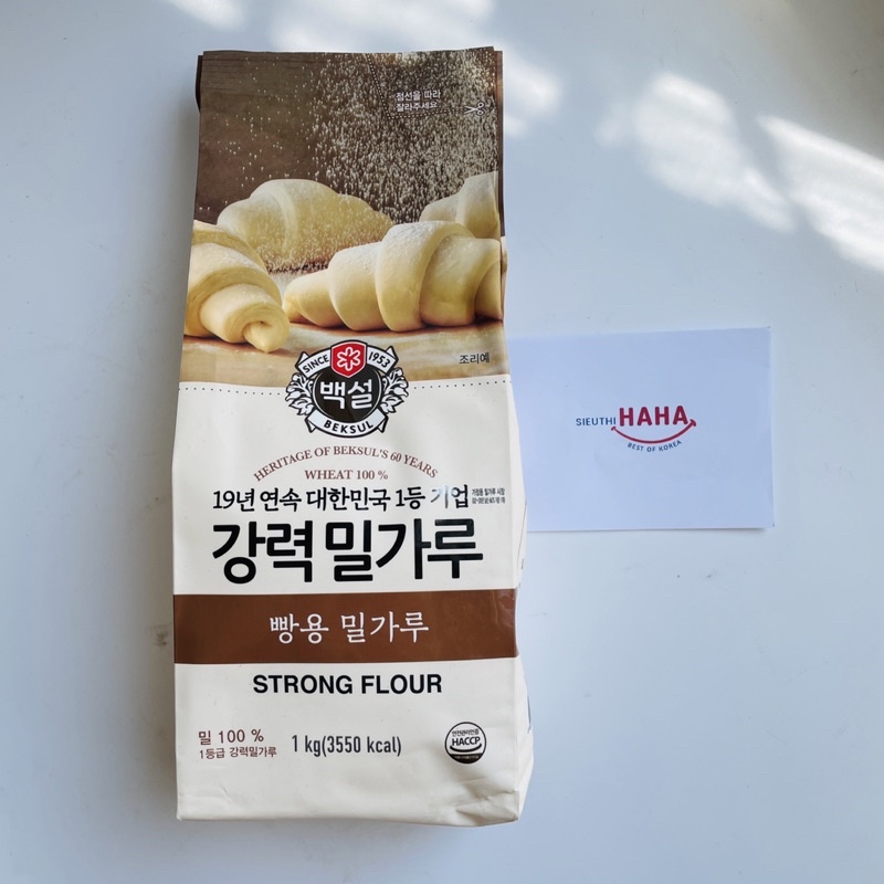 Bột mì Hàn Quốc đủ loại siêu ngon KOREAN WHEAT FLOUR 1kg CJ BEKSUL/ GOMPYO/ SAJO