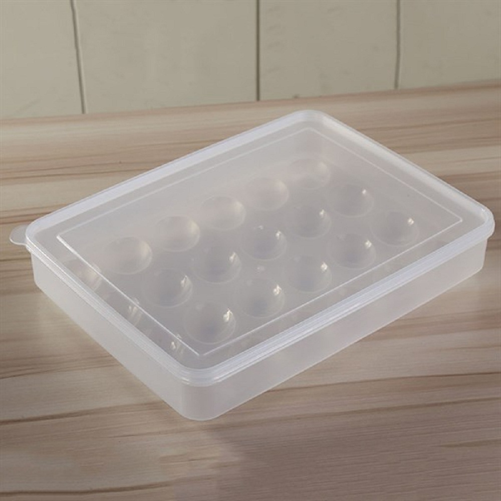 Hộp Đựng Trứng 24 Quả Có Nắp Đậy Nhựa Việt Nhật Khay Bảo Quản Trứng VN6786 - HA22