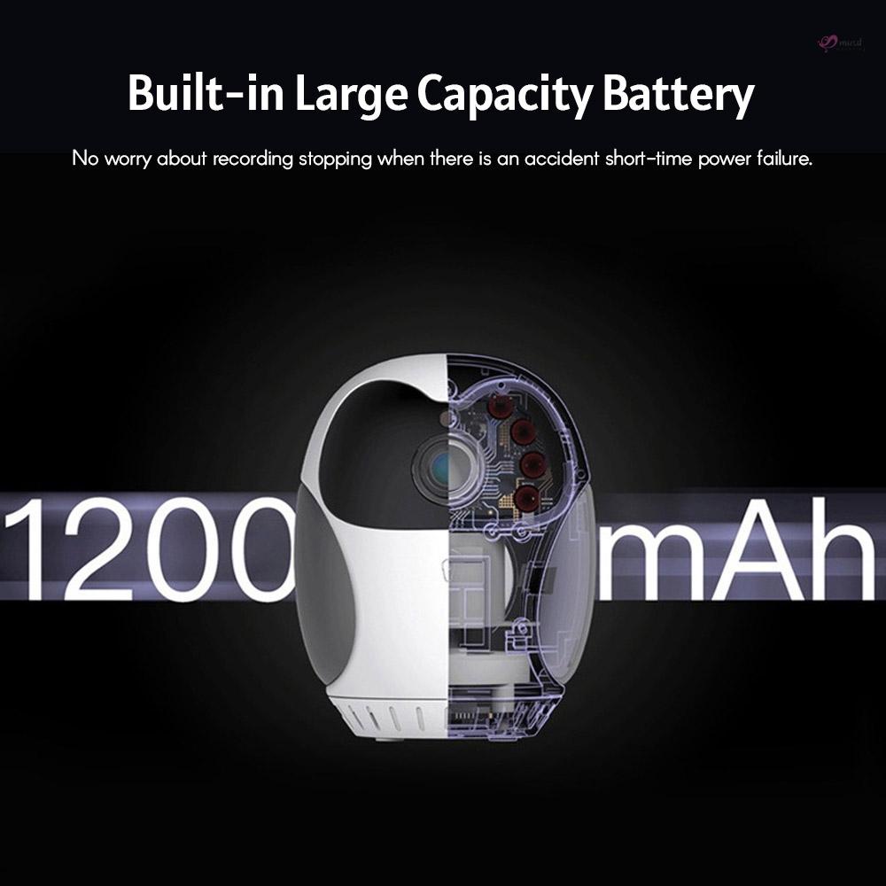 Camera an ninh mini nhìn đêm độ phân giải cao 2 chiều 1080P với đế xoay 360 độ cho gia đình
 | BigBuy360 - bigbuy360.vn