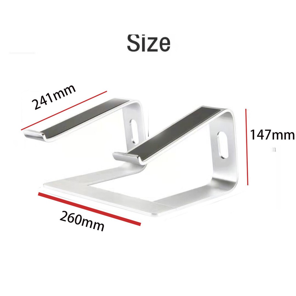 {HCM}Giá đỡ để laptop stand notebook Macbook máy tính xách tay hợp kim nhôm có thể tháo rời kiêm tản nhiệt Cao cấp