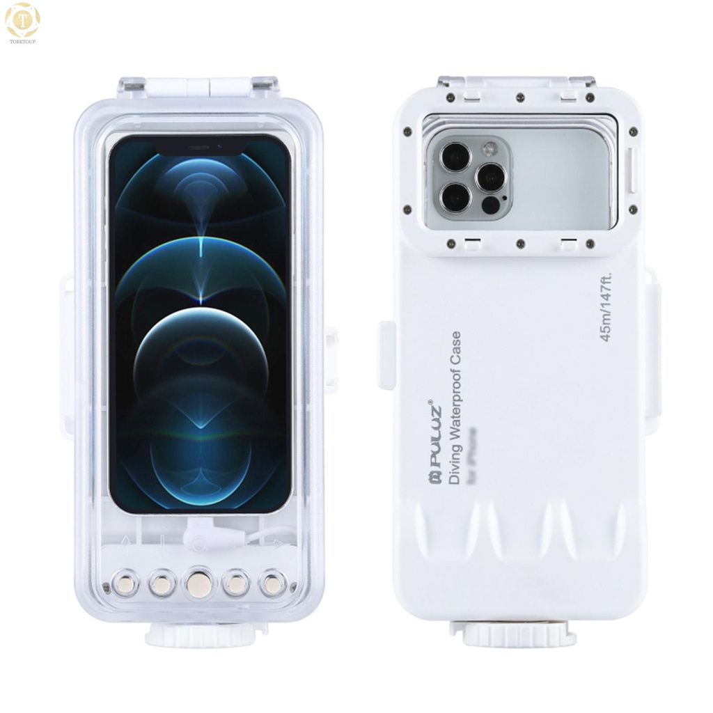 PULUZ Ốp Lưng Chống Nước Dưới Nước 12 Giờ Cho Iphone Series Ios 13.0 45m / 147ft